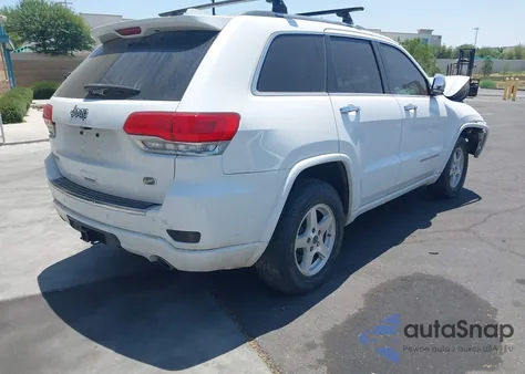 2015 Jeep Grand Cherokee Overland z USA, uszkodzony, nr VIN 1C4RJFCT0FC676968